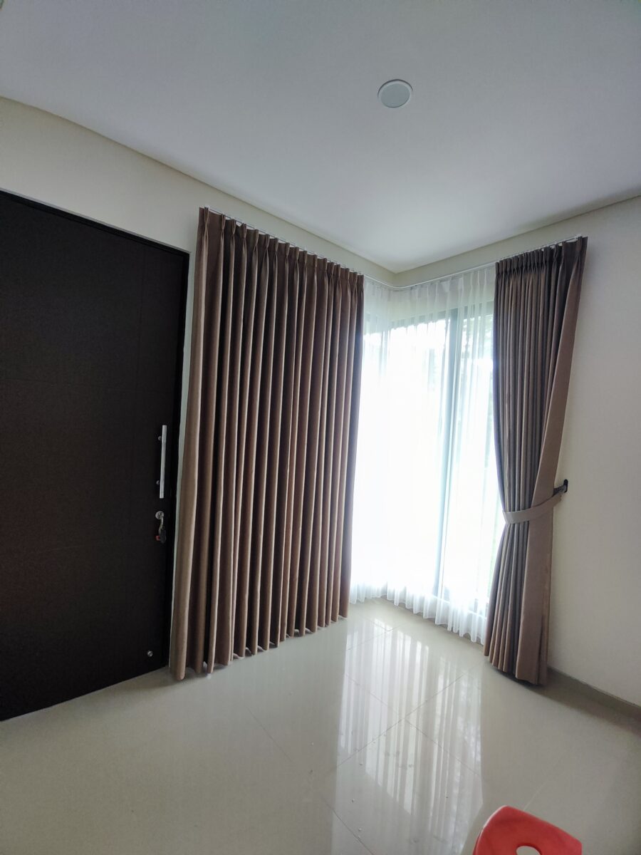gorden minimalis bidang L di cilandak