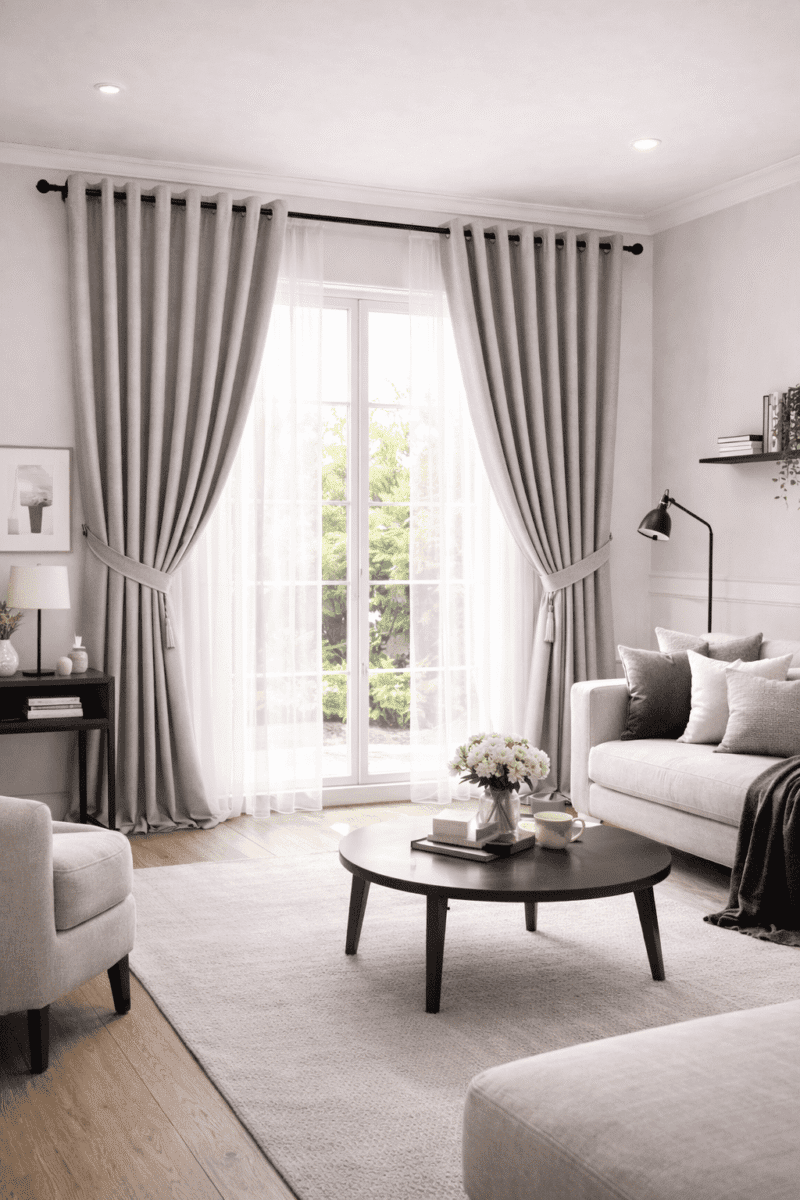 gorden ruang santai di rempoa