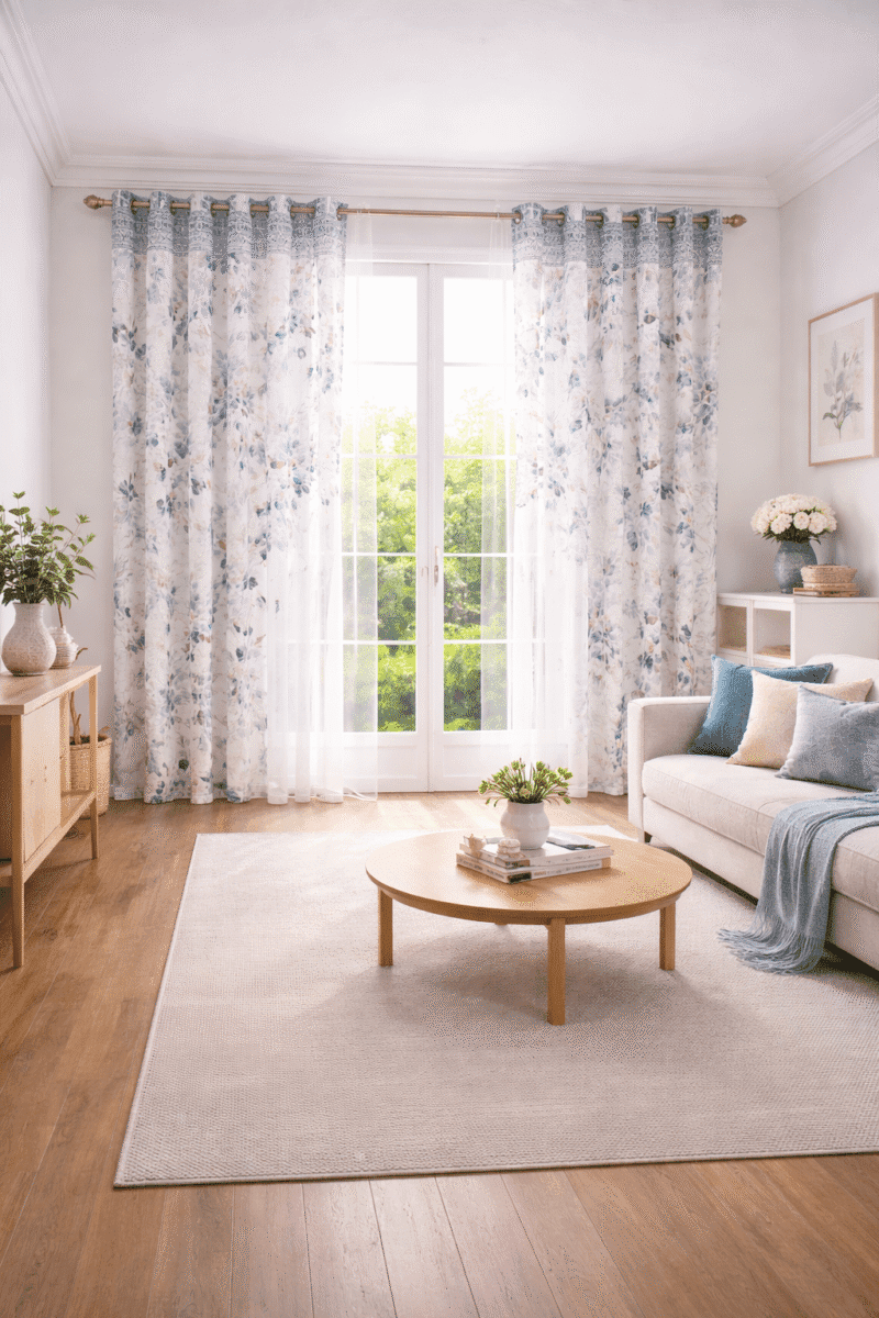 gorden motif ruang santai di jakarta selatan