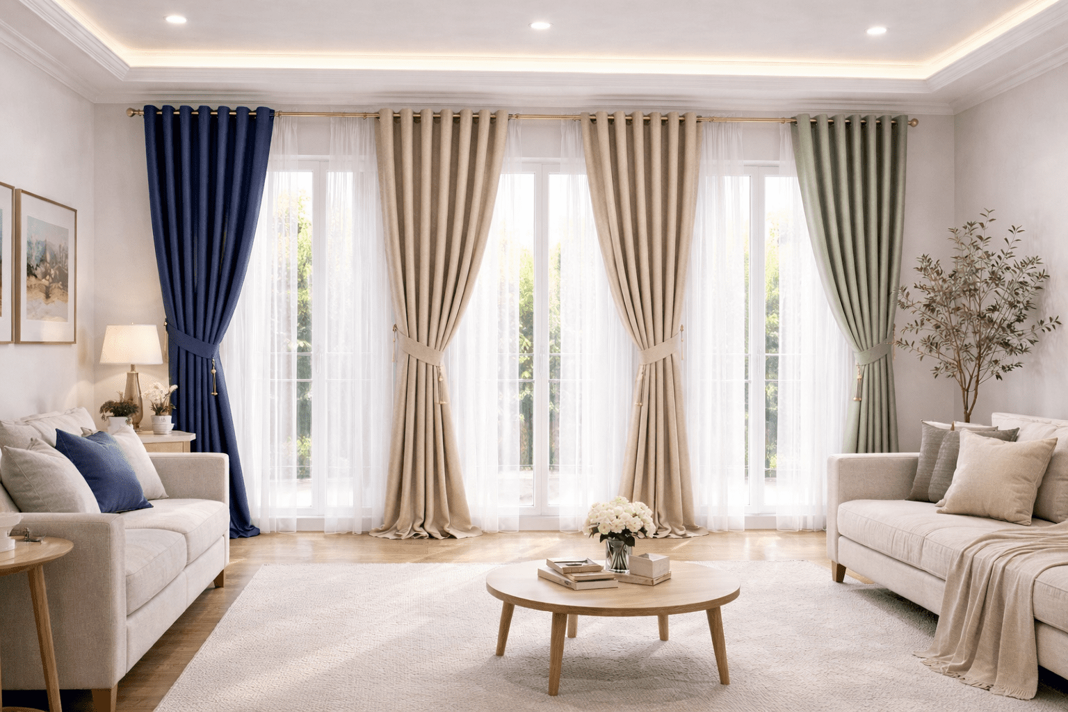 gorden ruang tamu di jakarta barat