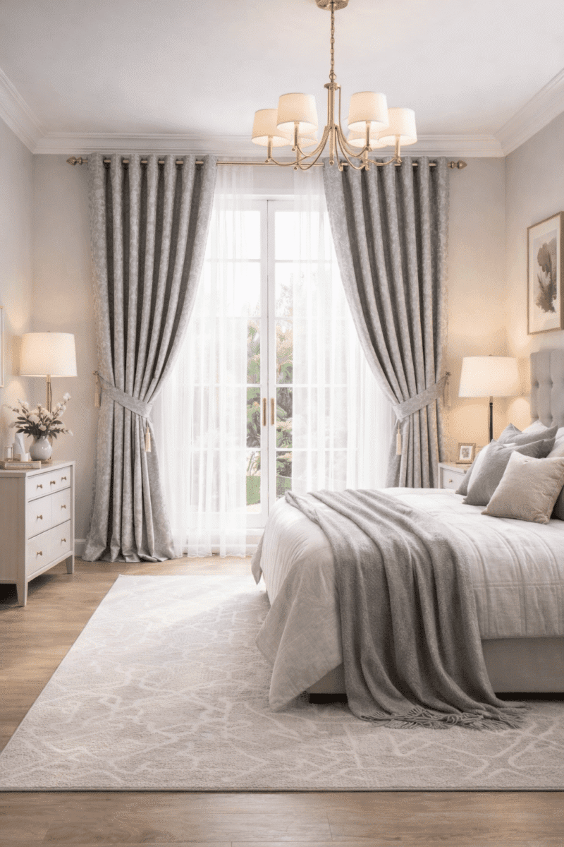 gorden kamar tidur di jakarta selatan