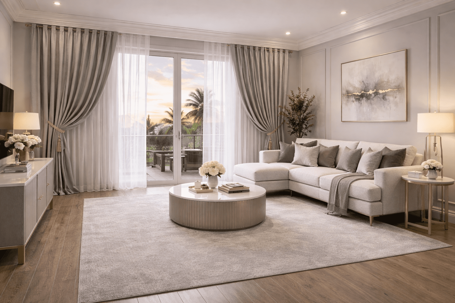 gorden kuf minimalis di lippo karawaci