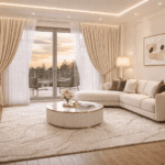 gorden ruang tv di jakarta pusat