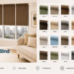 pilihan warna roller blind di ciputat