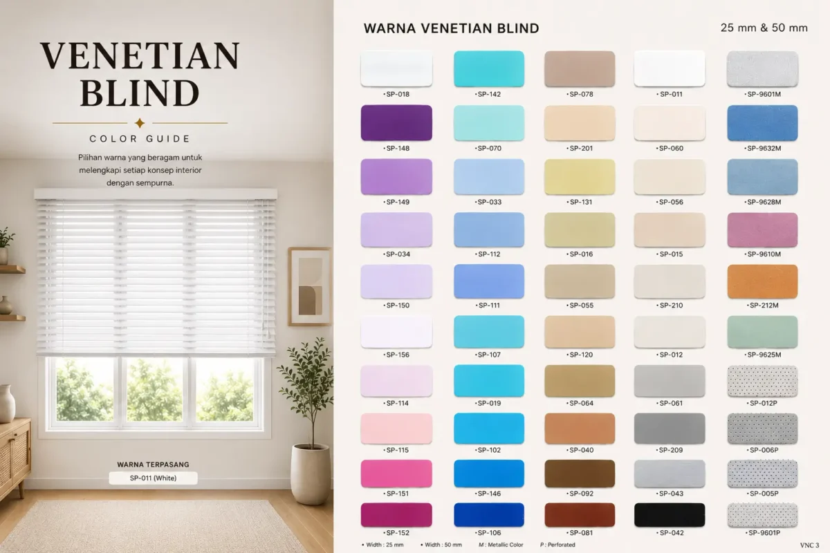 pasang venetian blind di pamulang