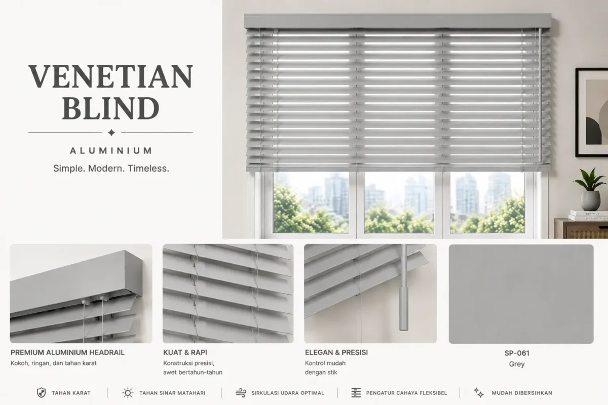pemasangan venetian blind di bsd