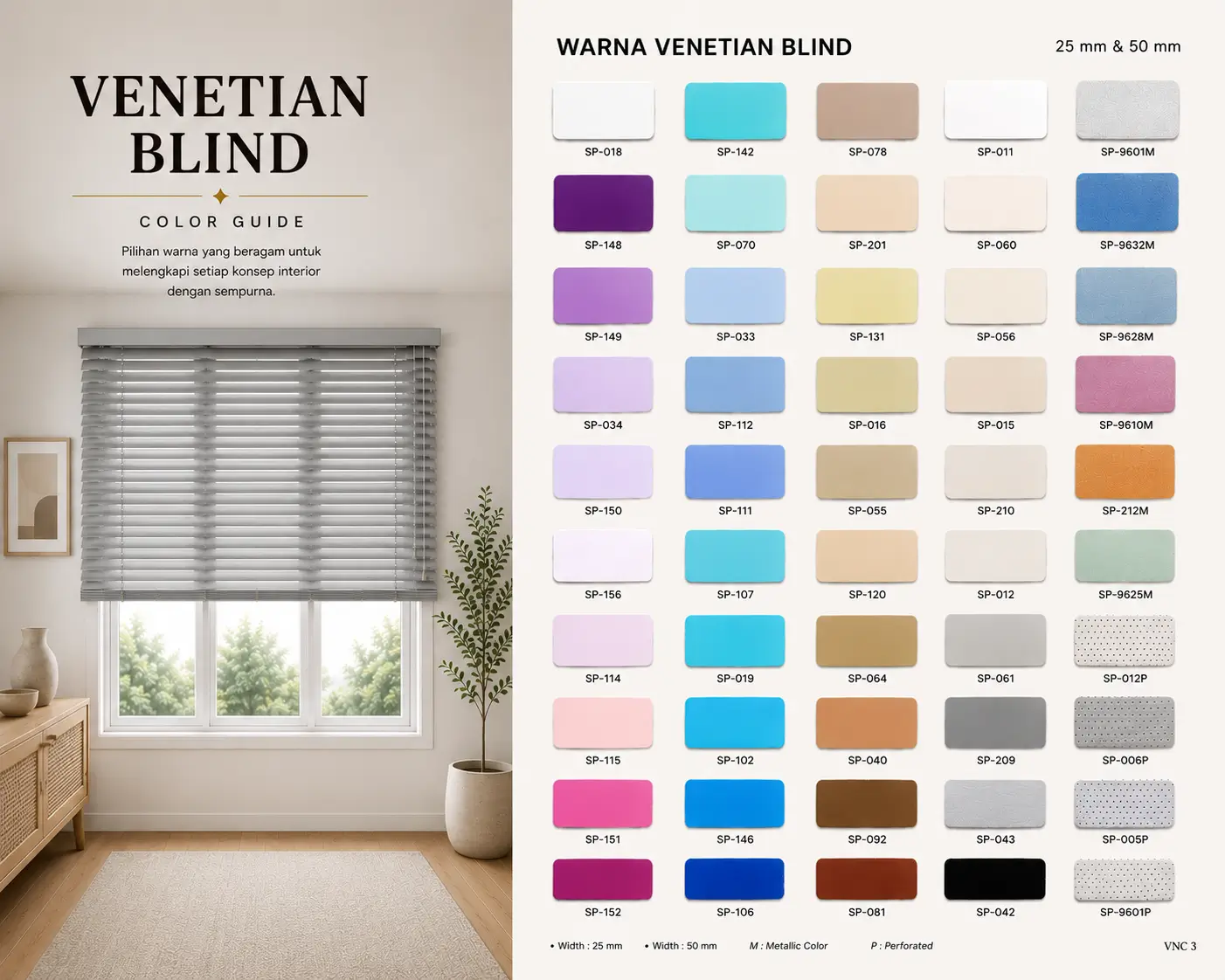jual pasang venetian/horizontal blind gading serpong