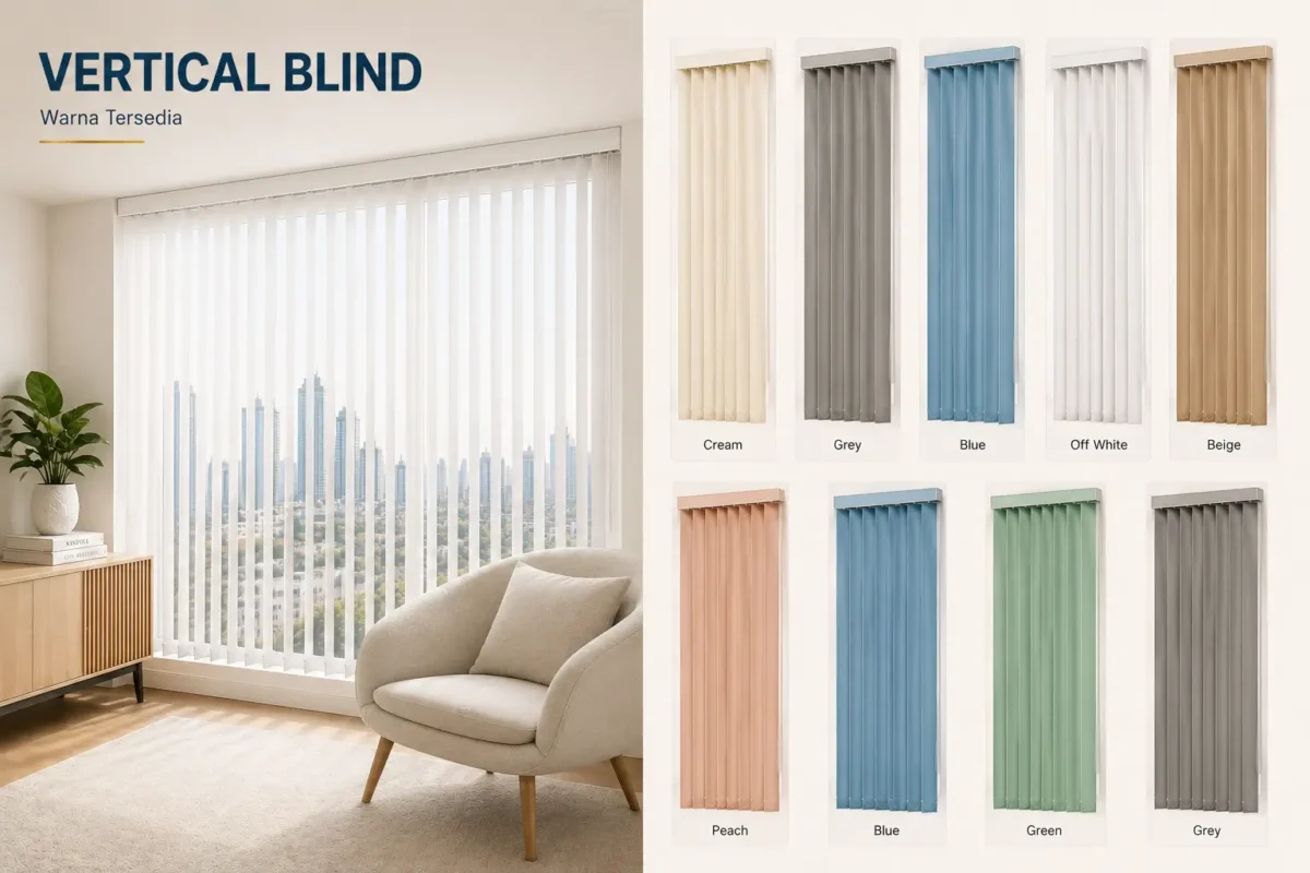 jual vertical blind kantor di lippo karawaci