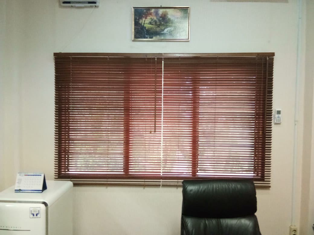 jual pasang wooden blind di serpong